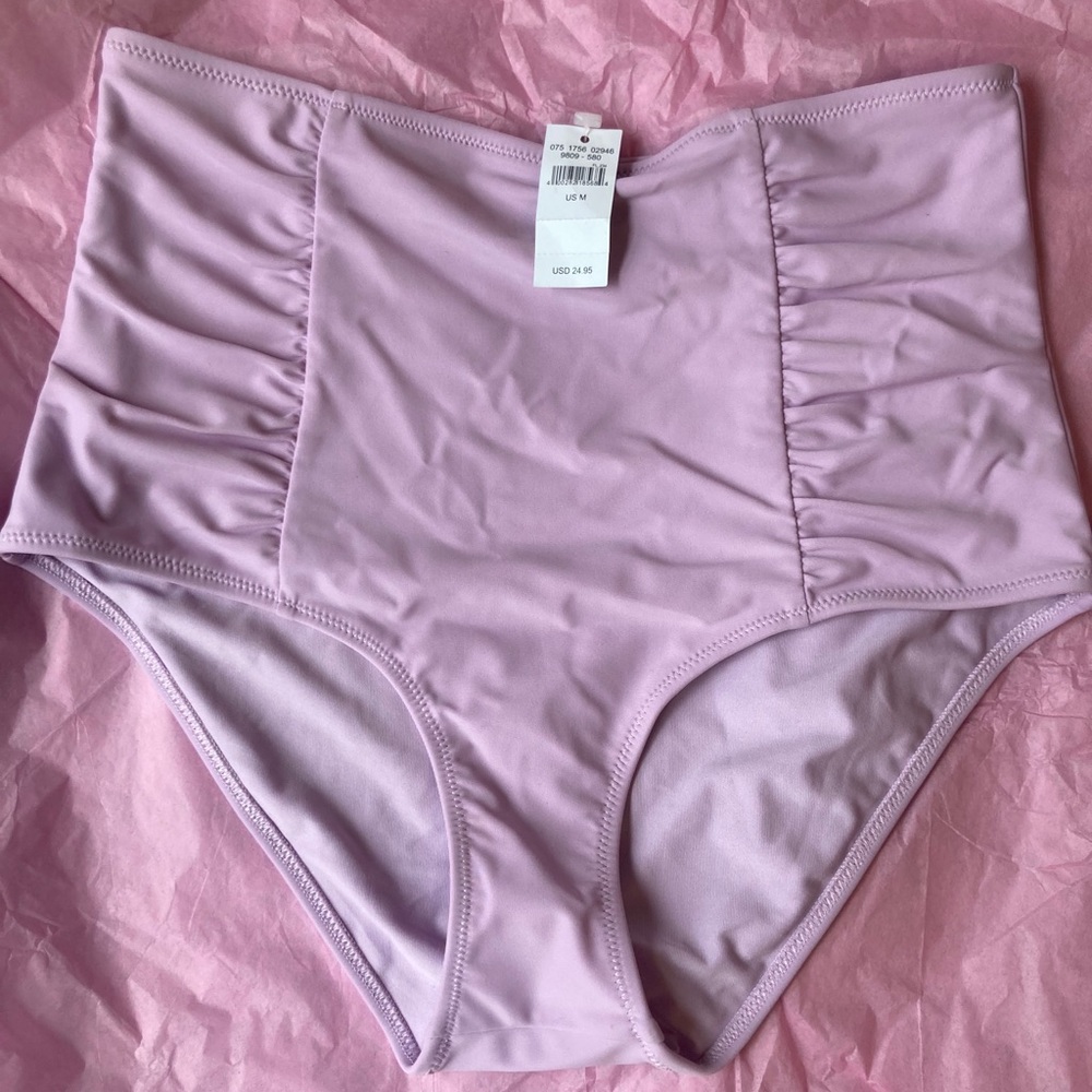 Aerie 🆕 Swim Hi-Rise Bikini Bottoms 👙 Lavender